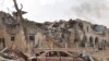 A picture shows the damage in the eastern Syrian city of Deir Ezzor during a military operation by government forces against Islamic State (IS) group jihadists on November 5, 2017.