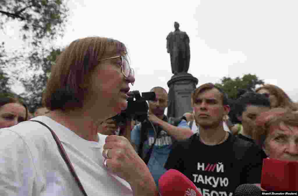 «Нічога б не атрымалася, калі б не бясконцыя акцыі салідарнасьці», — сказала дырэктар «Медузы» Галіна Цімчанка пра марш