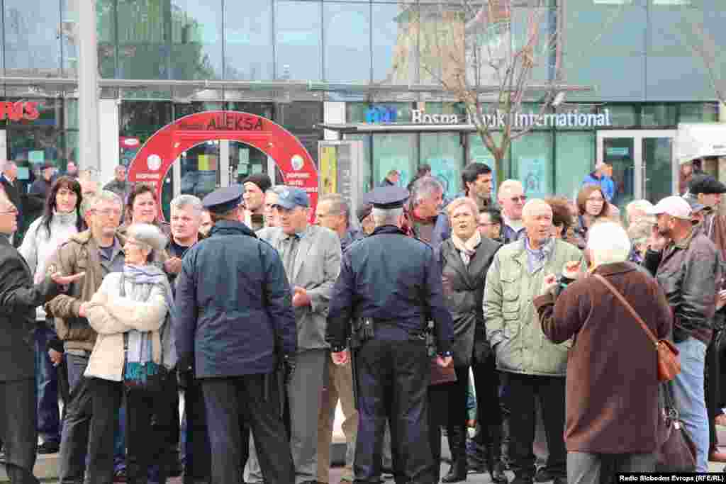 Demonstranti u Brčko Distriktu, foto: Mirsad Arnautović