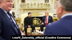 Володимир Зеленський і Дональд Трамп під час зустрічі в Білому домі, 28 липня 2026 року