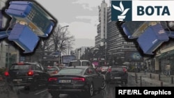 Ilustrim grafik i Shkupit.