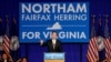 Ralph Northam după victoria în alegerile din statul Virginia (Fairfax, 7 noiembrie 2017)