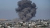 Tym i zi del nga ndërtesat në Rripin e Gazës gjatë sulmeve ajrore izraelite, maj 2024.
