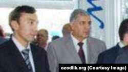 GM Uzbekistan kompaniyasi rasmiysi G‘ayrat Niyozov (chapdan birinchi)