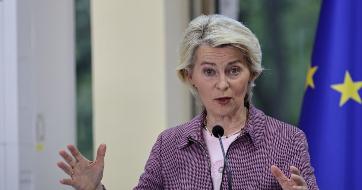 Фон дер Ляєн: Росія повинна заплатити за агресію та збитки