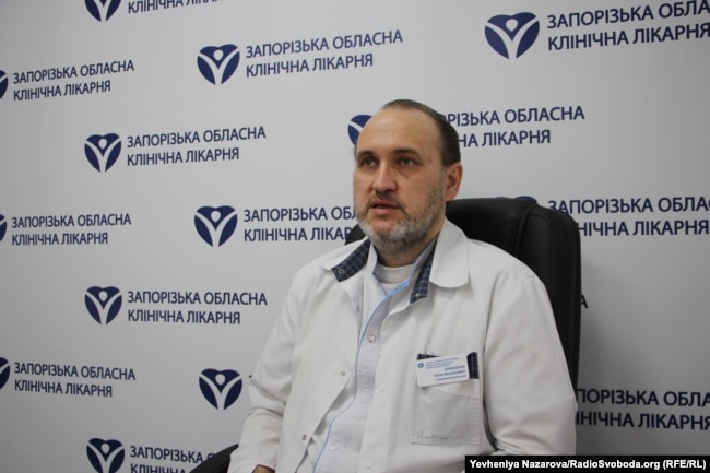 Євген Єрмолаєв, завідувач відділення судинної та ендоваскулярної хірургії, лікар-судинний хірург Запорізької обласної клінічної лікарні