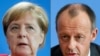 Angela Merkel és Friedrich Merz 