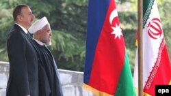 İlham Əliyev və Hassan Rohani Tehranda - 2014