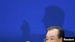 Chinese Premier Wen Jiabao says China will look to its own consumers in the future to spur economic growth.