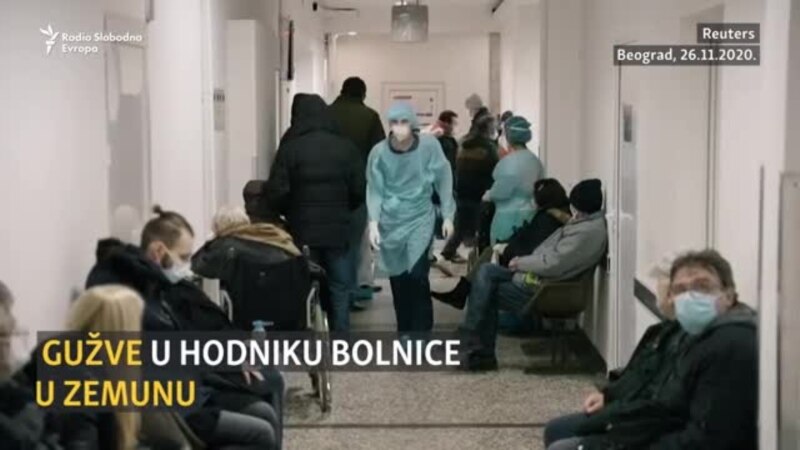 U COVID bolnici u Zemunu rekordan broj hospitalizovanih