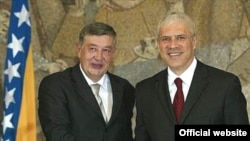 Nebojša Radmanović i Boris Tadić u Beogradu, 25. maja 2009.