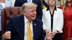 US President Donald Trump at the Oval Office on August 3.