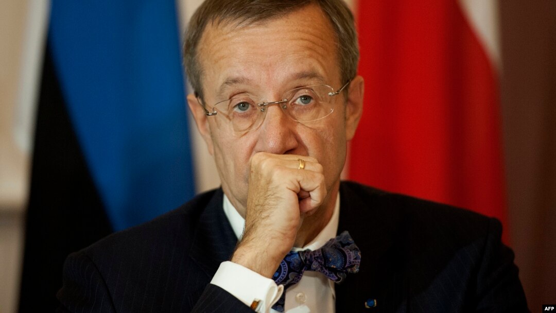Former Estonian President Toomas Hendrik Ilves (file photo)