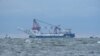 Корабът "Фортуна" е специализиран за поставяне на тръби по морското дъно. Снимката е от януари, 2021 г.