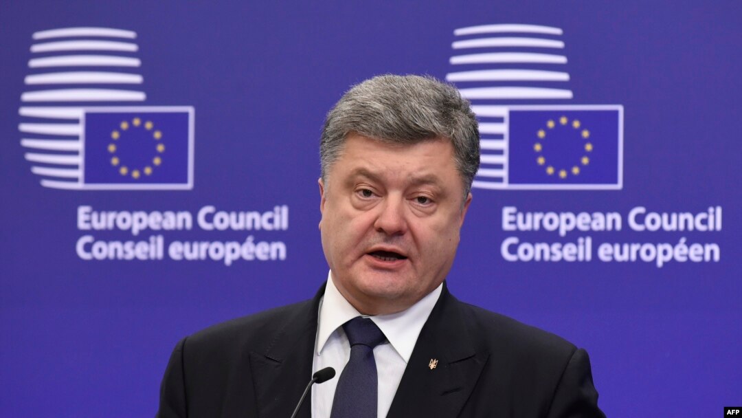 Petro Poroshenko Brüsseldə