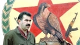 A picture dated 1992 shows Abdullah Ocalan, leader of Turkey's outlawed separatist movement the Kurdish Workers Party (PKK), at a training camp in the village of Helweh in Lebanon's Bekaa Valley.
