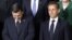 European Commission President Jose Manuel Barroso (left) and French President Nicolas Sarkozy reportedly engaged in a "fierce exchange" at the summit in Brussels.
