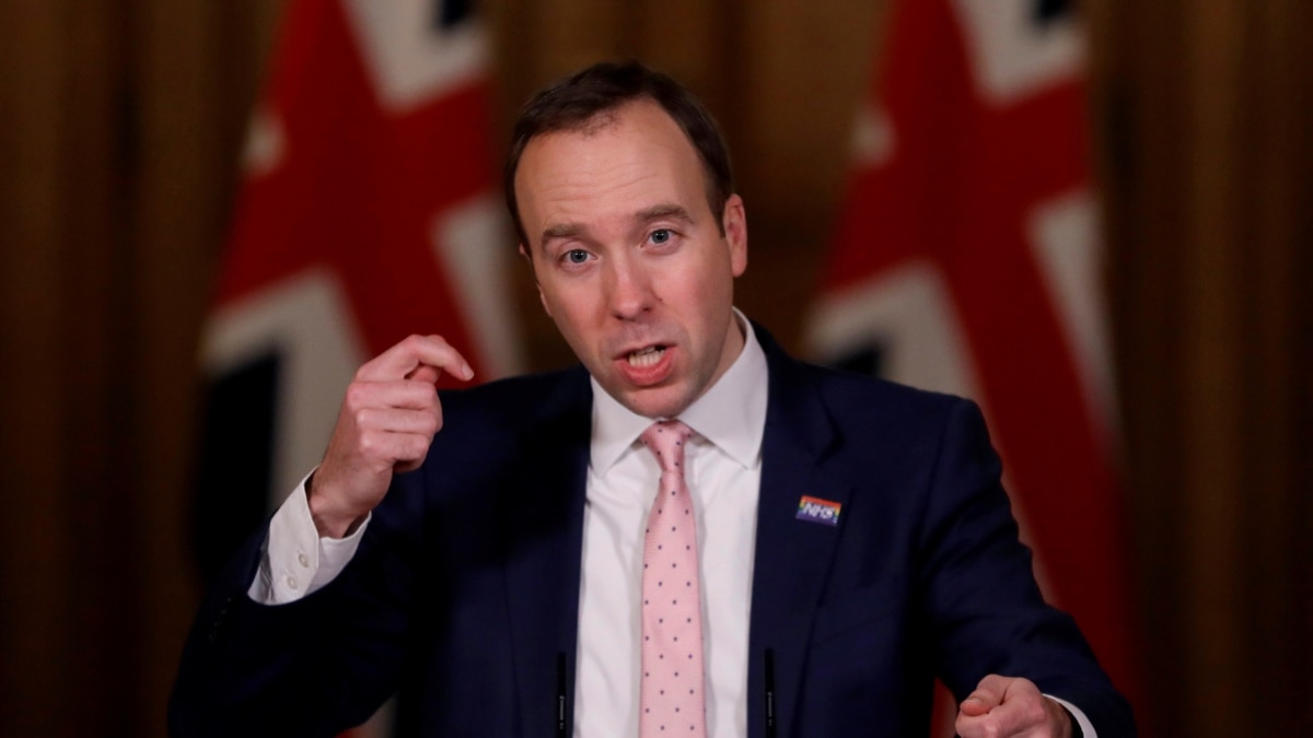 Britanski ministar zdravlja podneo ostavku zbog kršenja korona mera - Vimarsana News