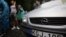 UKRAINE --  Сar drivers with euro-plates block central Kyiv, 11Jul2018