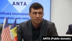 Vasile Chetrușca, ofițer CNA, într-o imagine de când era șef al ANTA.