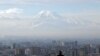 Armenia - A view of the center of Yerevan and Mount Ararat, February 17, 2013. 