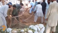 Family Members Killed In Peshawar Market Attack Laid To Rest