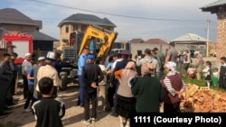 Ак-Ордо-3 конушундагы мыйзамсыз үйлөрдү бузуу учуру. 