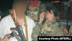 عکس منسوب به محمد حسن مسئول استخبارات طالبان در کندز که از سوی وزارت دفاع افغانستان نشر شده است
