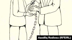 "Azadlıq". Şerif. Karikatura.