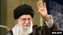 Иранскиот врховен лидер Ајатолахот Али Хаменеи 