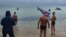 Заплыв «моржей» в Евпатории