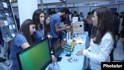 Armenia - The Digitec annual information technology exhibition is held in Yerevan, 30Sep2016. 