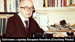 Керівник Української редакції Радіо Свобода (тоді ще – Радіо Визволення) Михайло Добрянський