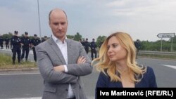 Balša Božović i Aleksandra Jerkov