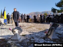 Obilježavanje Dana državnosti BiH na partizanskom groblju u Mostaru