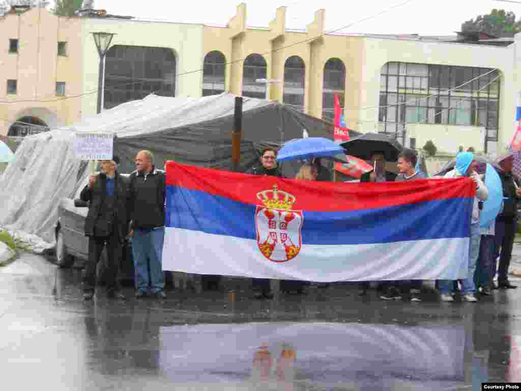 Kosovo - Protesti kosovskih Srba u Mitrovici, 23. maj 2012. 