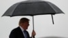 U.S. President Donald Trump boards Air Force One for a trip to Kansas City, Missouri, on July 24.