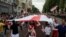Акцыя беларусаў у Кіеве. Архіўнае фота