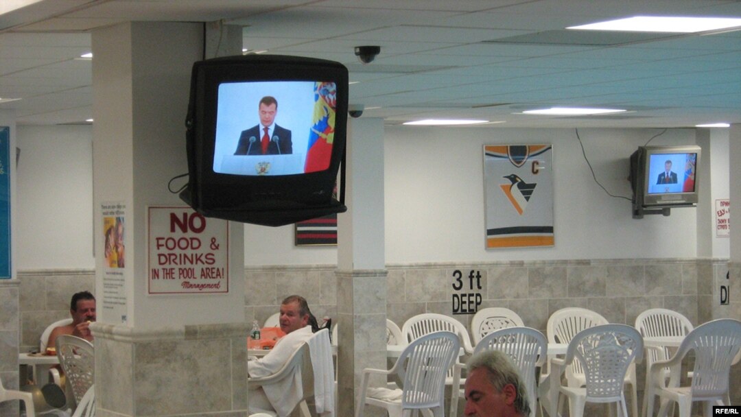 Some of the regulars at Russian Baths and a familiar face on television.