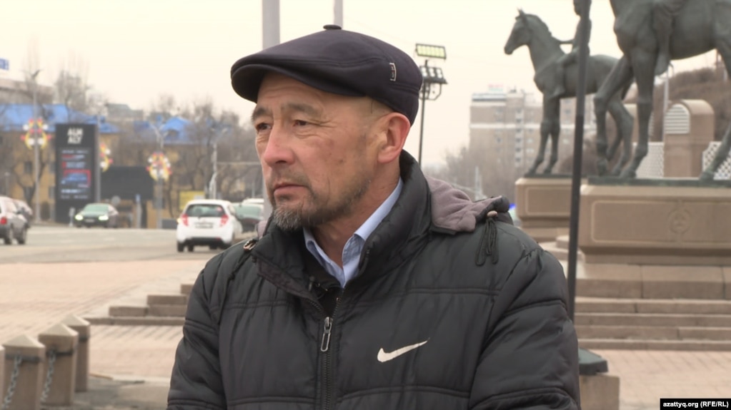 Гражданский активист Кайсар Озбек, один из пятерых обвиняемых по делу о попытке «захвата власти» и «организации массовых беспорядков».