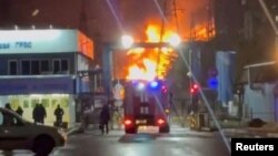 ხანძარი შატურის სახელმწიფო რაიონულ ელექტროსადგურში. 23 ნოემბერი, 2025.