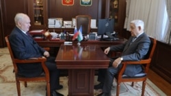 Константин Толкачев на встрече с Фаридом Мухаметшиным. Февраль 2025 года