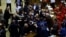 Armenia - Opposition and pro-government deputies brawl in the Armenian parliament, Yerevan, October 29, 2026. 