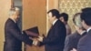 Boris Elțîn și Mircea Snegur la o întâlnire la Moscova, în septembrie 1990 