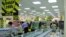 Armenia -- Shoppers in a food supermarket in Yerevan.