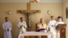 A Catholic religious ritual in Gori, Georgia (file photo)