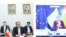 هلگا اشمیت (راست) هماهنگ‌کننده کمیسیون مشترک برجام و عباس عراقچی، معاون وزیر خارجه ایران