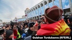 Мирная акция #Reакция в Бишкеке. Декабрь 2019 года. 