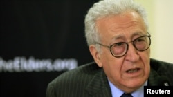 UN-Arab League envoy for Syria Lakhdar Brahimi 