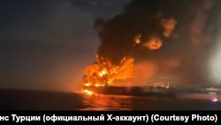 Пожар на судне KAIROS
